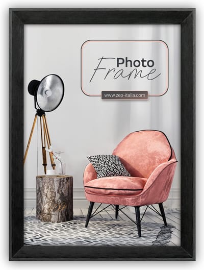 ZEP - Kunststof Fotolijst Dora Zwart voor foto 10x15 - BC546B