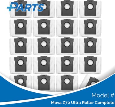 Mova Z70 Ultra Roller Complete Stofzakken (20 Stuks, Plus.Parts® alternatief voor RDB8)