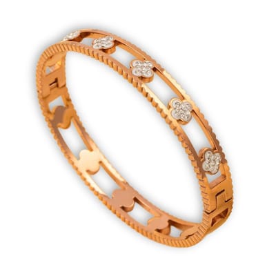 Cliste Couture - Huda Armband met Cubic Zircoon - 18k Verguld - Roestvrij staal -Armband dames - Waterproof - Sieraden voor vrouwen - cadeau - Verstelbaar