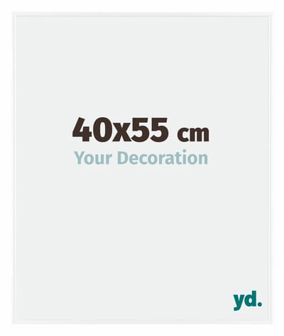 Your Decoration - Fotolijst 40x55 cm - Kunststof - Wit Hoogglans - Evry
