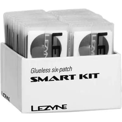 Lezyne Smart Patch Kit - Zelfklevende Bandenplakset - Ultiem Compact - Staal