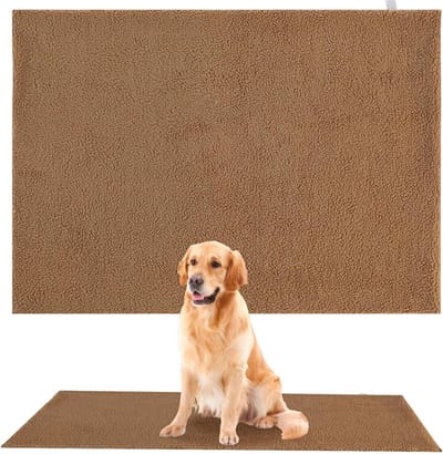 Zelfverwarmende Kattenmat - Dierenkleed Warm - Comfortabel Slapen - Geen Elektriciteit Nodig - 60 x 45 cm - Geel