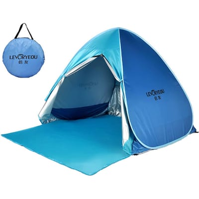 Buiten kampeertent Pop-up Leuke Speeltent Automatische Instant Tent UV-bescherming Tent Zonnescherm M blue