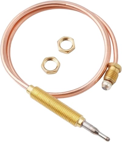 Thermokoppelsonde - Vervangend onderdeel - Gasapparaten - Hoge gevoeligheid - 60 cm - Metaal