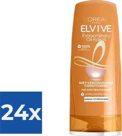 L’Oréal Paris Elvive Conditioner - Extraordinairy Oil Kokosolie - 24 x 200 ml