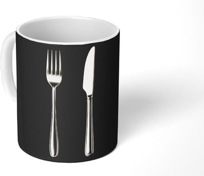Mok - Koffiemok - Bestek - Klassiek - Elegant - Mokken - 350 ML - Beker - Koffiemokken - Theemok