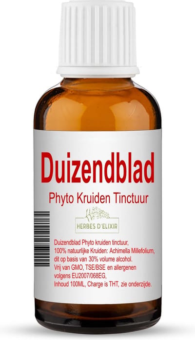 Herbes D'elixir Duizendblad Tinctuur – 100 ml – 1 Stuk - Natuurlijk - Ondersteunt de weerstand