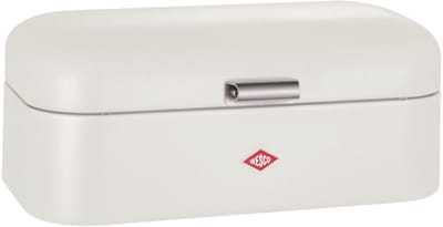 WESCO Grandy Broodtrommel | 10 Liter - Maat L | Metaal - Mat zand | Keukenopslag