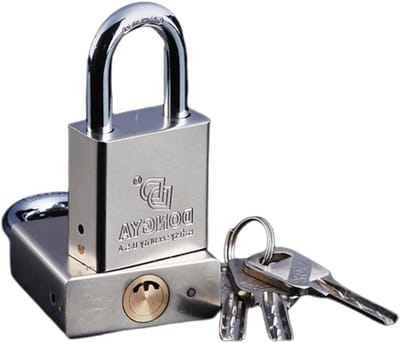 Robuuste 50mm Hangslot met 3 Sleutels, Weerbestendig en Veilig voor Opslag, Garage en Container