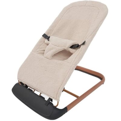 Prénatal Teddy wipstoel Bo - Inklapbaar - Wasbare bekleding - Zandbruin - Lichtgewicht: Ideaal voor onderweg - Tot ca. 9 kg
