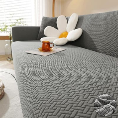 Jacquard Sofahoes Voor Woonkamer Elastische Dikke Jacquard Sofahoezen Voor Bank L-vormige Hoekbank Beschermer 1/2/3/4/5 Zits 1 Seater 90-130cm