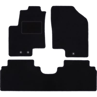 Zwarte veloursmatten voor: Hyundai ix20 minivan (2010-2018)