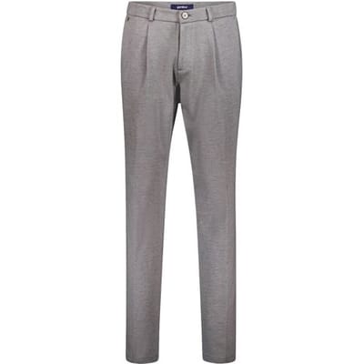 Gardeur Broek Tonic Punto Milano Jersey Four-Way Stretch Donker Grijs / male