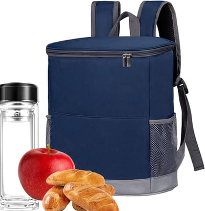 Koeltas - Draagbare tas - Lunch bewaren - Goede isolatie - Meer dan 16 blikjes - Blauw