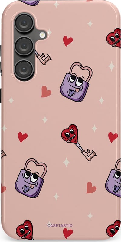 Casetastic Hoesje Geschikt voor Samsung S23 FE - Stijlvolle Beschermende Duo-layer Case - Jij bent mijn match