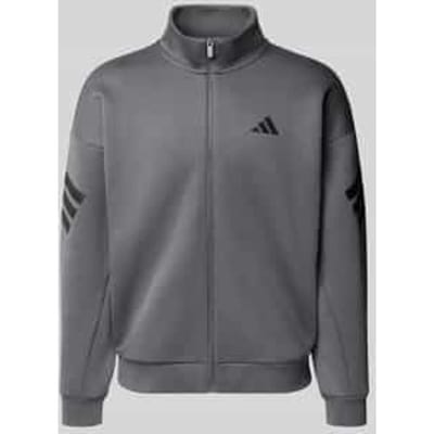 Adidas Future Icons 3 Stripes Woven Sweatshirt Met Rits Grijs XL / Regular Man