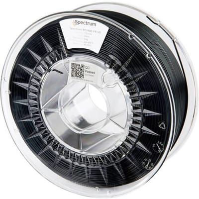Spectrum Filaments 81011 PC/ABS FR V0 Filament PC-ABS Vlamvertragend, Hittebestendig 1.75 mm 1000 g Zwart, Black 1 stuk(s)