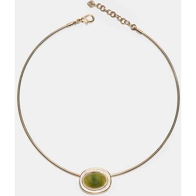 Stradivarius Stevige choker met bedel  Goud OS