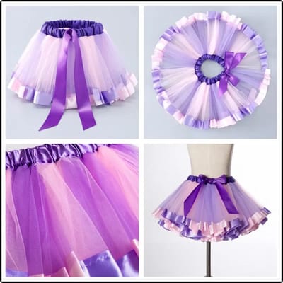 CHPN - Tutu - Rokje - Tule rokje - 2-3 jaar - Met strik - Ballet - Meisjesrokje - Carnaval - Feest - Kinderfeestje - Tu tu - Cadeau - Lila