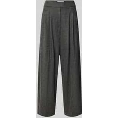 Wide leg wijdte broek met wolmet model 'MAYLA 6/8'