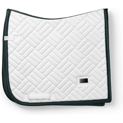 Equestrian Stockholm Zadeldek Equestrian Stockholm Dramatic Monday Modern White Wit-green