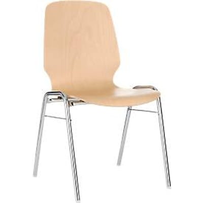 Kuipstoel 710 – hout – stapelbaar - naturel