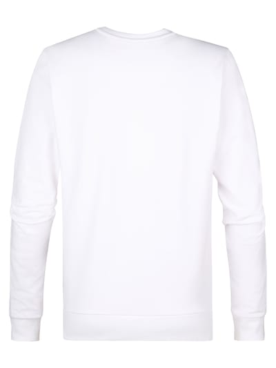 Petrol Industries Heren Sweater - Regular Fit Trui - Ronde Hals - Herentrui - Truien - Herenkleding - Wit - Maat XL