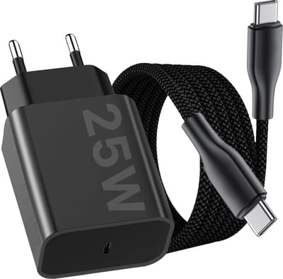 Snellader - geschikt voor Samsung super fast charging - 3 Meter - oplader - usb C adapter - 25w