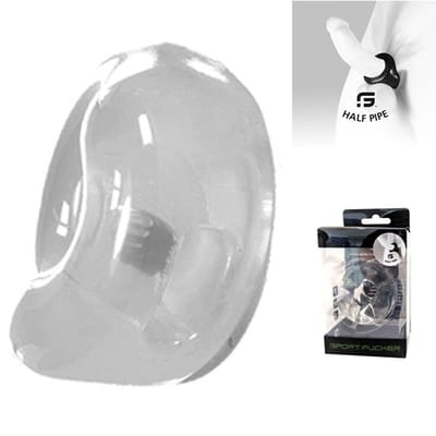 Sport Fucker - Half Pipe Cockring - Transparant