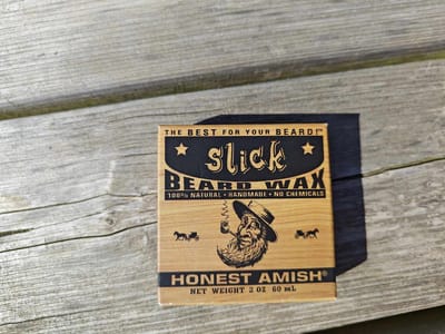 Honest Amish, Slick Beard Wax, 2 oz (60 ml)
