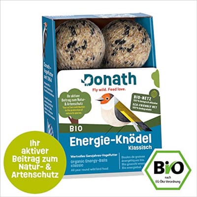 BIO Energiebol Klassiek in biologisch netje - 100g - waardevol vogelvoer voor alle seizoenen