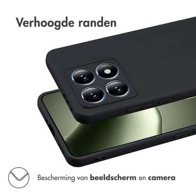 imoshion Hoesje - Geschikt voor Xiaomi 14T - Color Backcover - Zwart