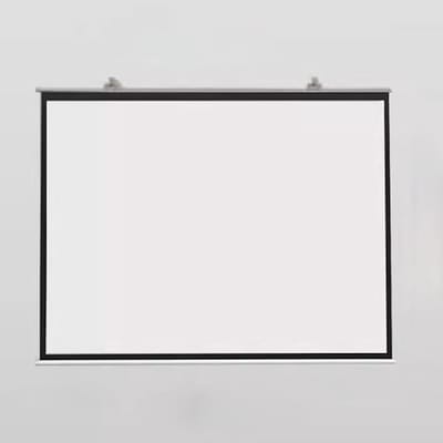 Projectiescherm Handmatig - Filmscherm - Thuisbioscoop Creëren - Stofdicht Kreukvrij - 60 inch - Wit