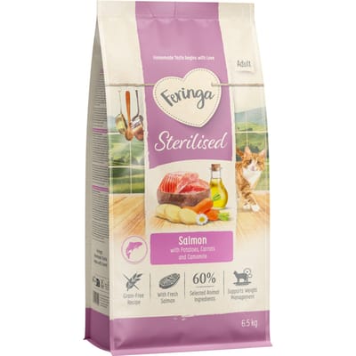Feringa Adult Sterilised Zalm - Nieuw Recept  6,5 kg
