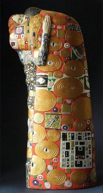 De Vervulling – Gustav Klimt Collectie Beeldje – Parastone – 35 cm