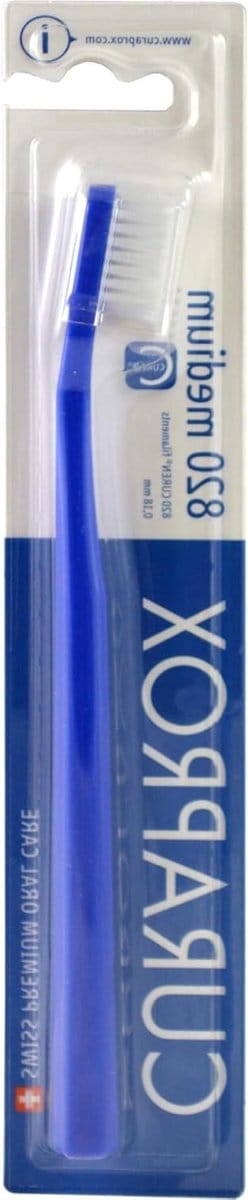 Handtandenborstel - Poetsborstel - Dagelijkse Mondhygiëne - Medium Borstelharen - 1 Stuk - Blauw