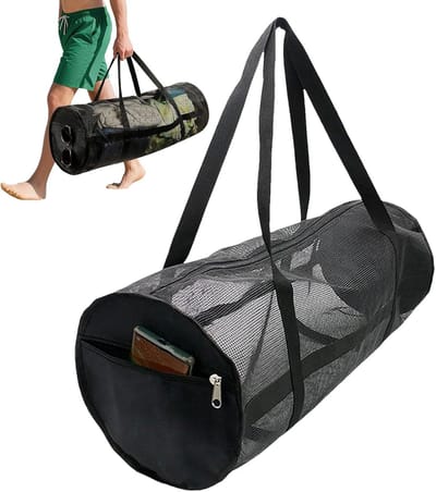 Zwemtas - Duffeltas Sport - Sport Organisatie - Ademend Sneldrogend - 70x28x28 cm - Zwart