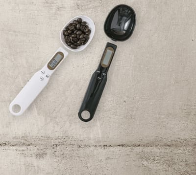 Digitale Weegschaal Lepel - Kleur: Zwart - Precisie Weegschaal - Weegschaallepel- Digitale Lepelweegschaal - Maatlepel - Weeglepel - Mini Weegschaal - Mealprep Weegschaal - Maat Lepel Keuken - Keuken Weegschaal - Mini Keukenweegschaal