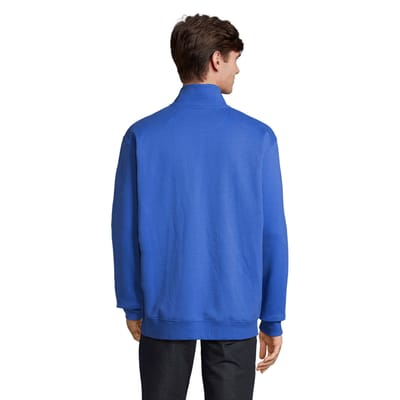 SOLS Uniseks Conrad Sweatshirt met Quarter Zip voor volwassenen (Koningsblauw)