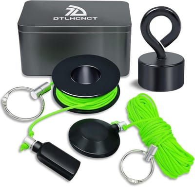 Magneetdraadtrekkerset voor het trekken van draden en kabels achter muren binnen en buiten