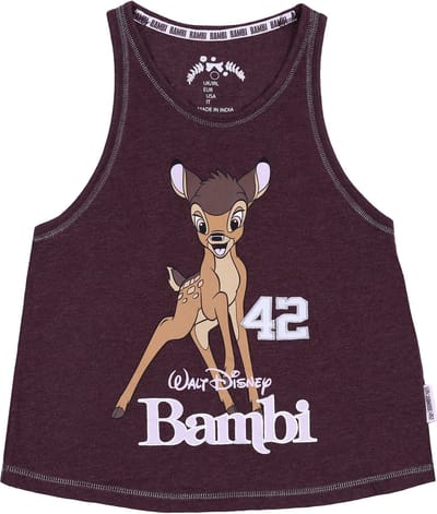 BAMBI DISNEY kastanjebruine blouse