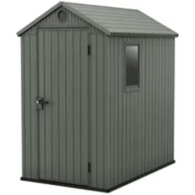 Keter Tuinhuis Darwin 46 - Kunststof - Groen - 125,8x184,5x205 Cm - 2,32m²