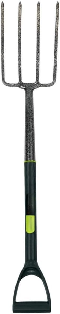 YOR® Woelvork - Tuinwoeler - Spitvork – Grondwoeler – Tuinklauw - Bodembewerking - Groen - ‎19cm x 9cm x 100cm