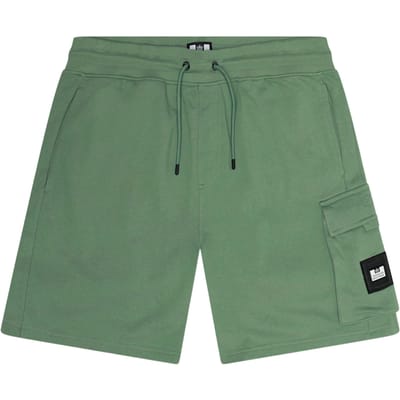 Weekend Offender Heren Nieuwe Carillo Katoenen Shorts (Midden Groen)