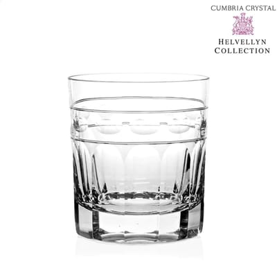 Whiskyglas Helvellyn - Double Old Tumbler - Handgemaakt - Loodkristal - Cumbria Crystal England