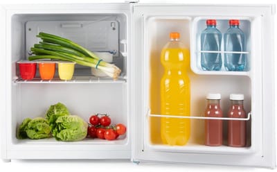 Mini Koelkast 40L met Omkeerbare Deur en Energielabel E - Compact en Stil voor Thuis en Camping