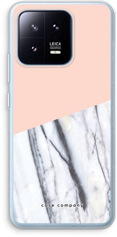 Case Company® - Hoesje geschikt voor Xiaomi 13 Pro hoesje - A touch of peach - Soft Cover Telefoonhoesje - Bescherming aan alle Kanten en Schermrand
