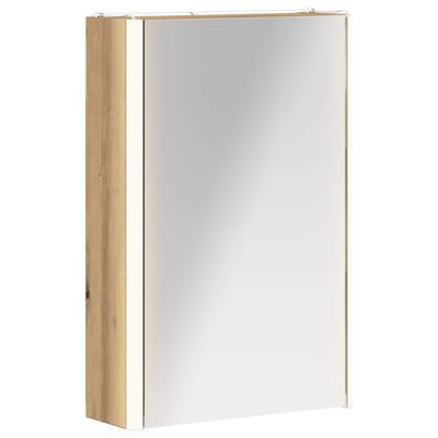 vidaXL - Badkamerspiegelkast - Ambachtelijk - Eiken - 33 - x - 11,5 - x - 50 - cm