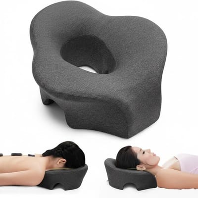 Verstelbare massagehoofdkussen voor bed, ergonomisch gezichtskussen met geheugenfoam, ideaal voor spa's en salons, perfect voor massages en ontspanning