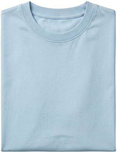 Heren T shirt - Oversized T shirt Heren - GB6530-10 - Licht Blauw - Maat M